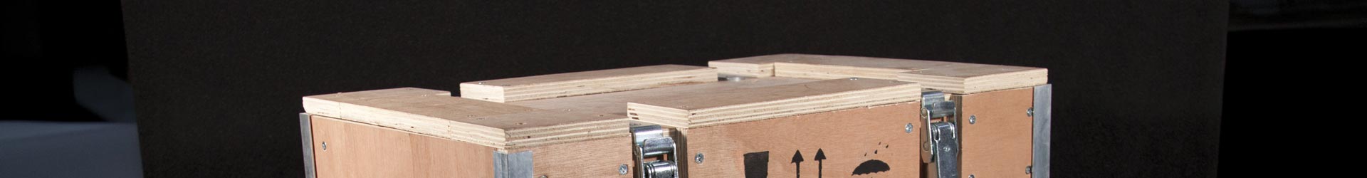 fabrication de caisse en bois - Groupe Abaque - Condi Atlantique - caisse avec renfort de mousse polyéthylène PE