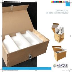 wrap emballage industriel - Groupe Abaque - Condi Atlantique - wrap around